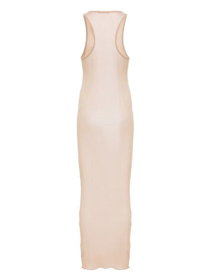Fine-Ribbed Maxi Dress