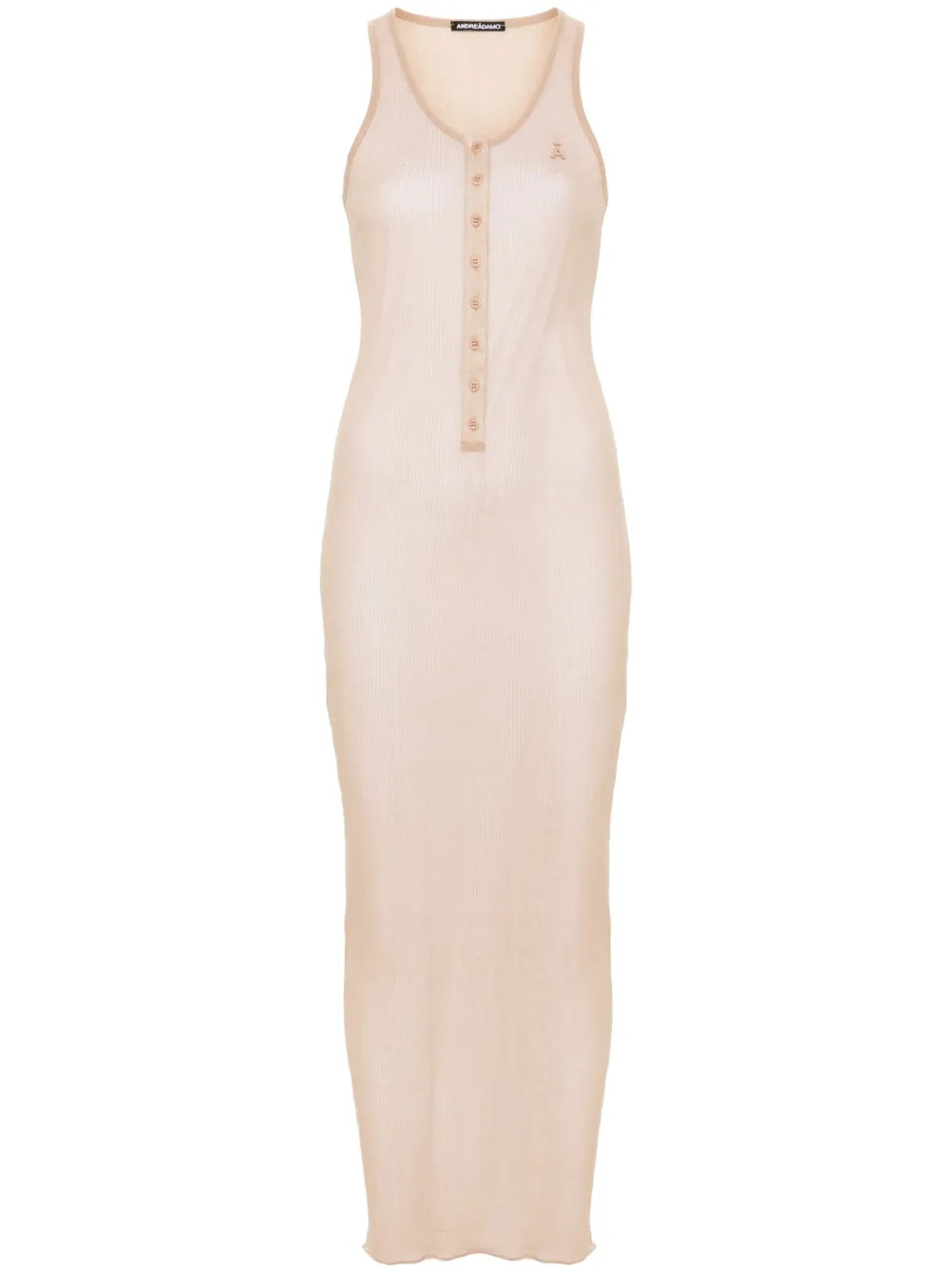 Fine-Ribbed Maxi Dress