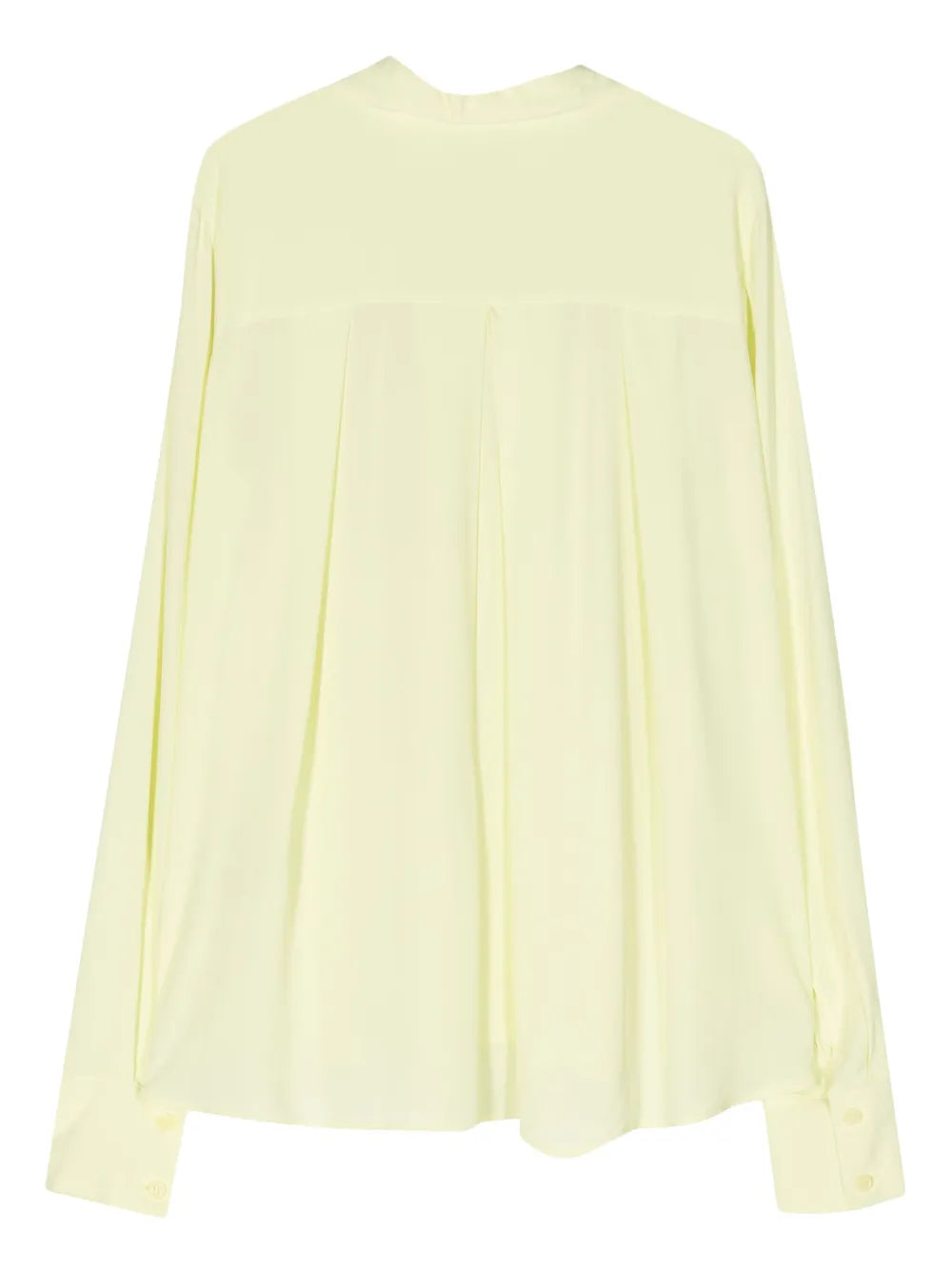 Long-Sleeve Crepe Shirt