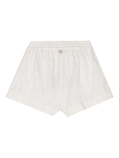 Striped Drawstring Shorts