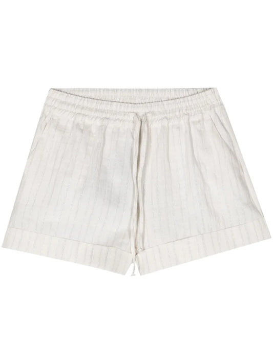 Striped Drawstring Shorts