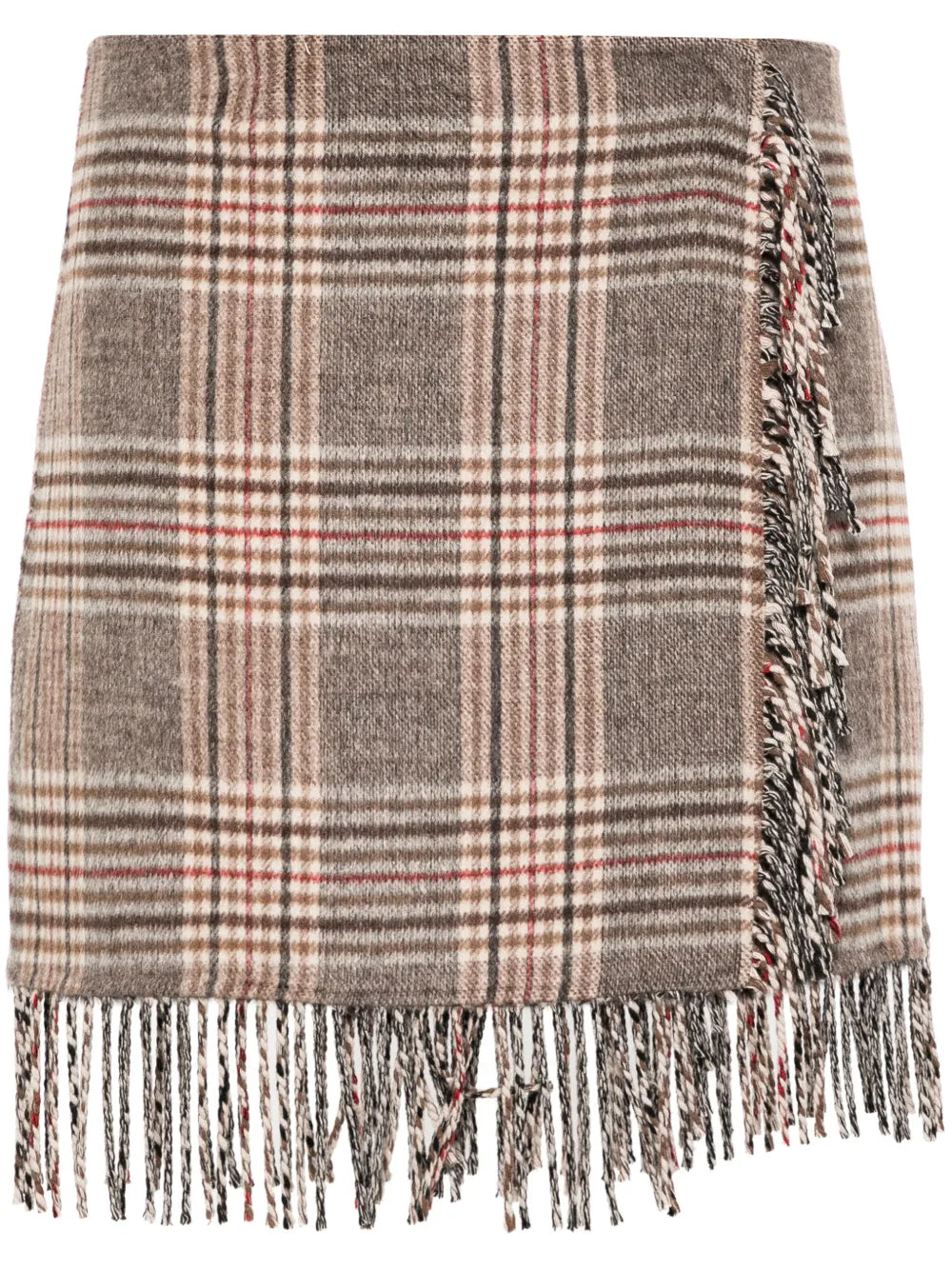 Fringed Midi Skirt