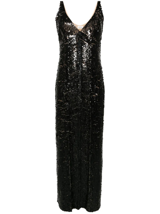 Sequinned Maxi Dress