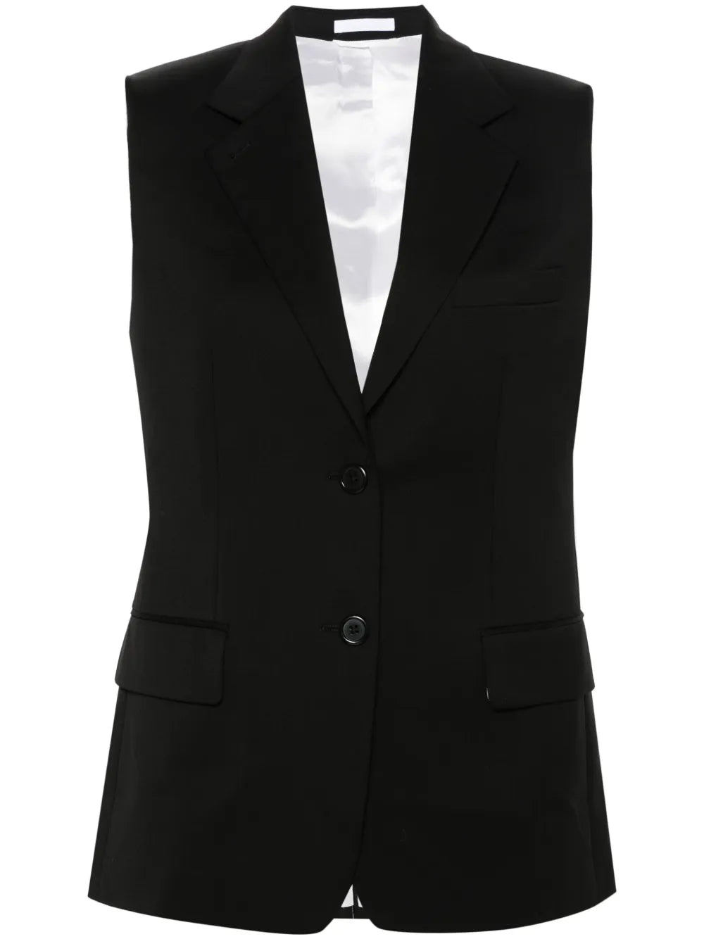 Virgin-Wool Tailored Gilet