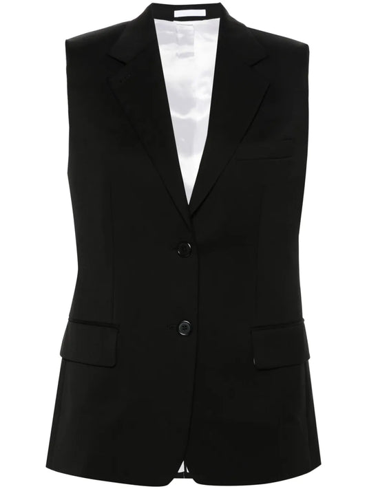 Virgin-Wool Tailored Gilet