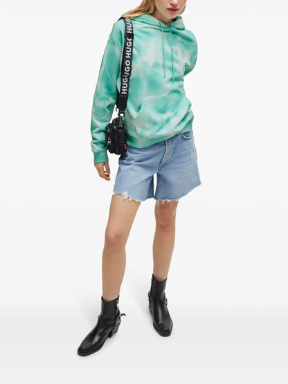 Tie-Dye Cotton Terry Hoodie