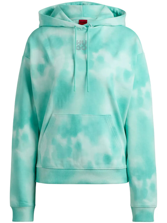 Tie-Dye Cotton Terry Hoodie