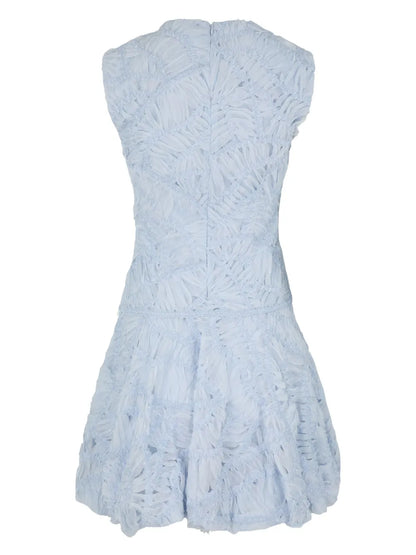 Vallan Ruffle-Detail Minidress