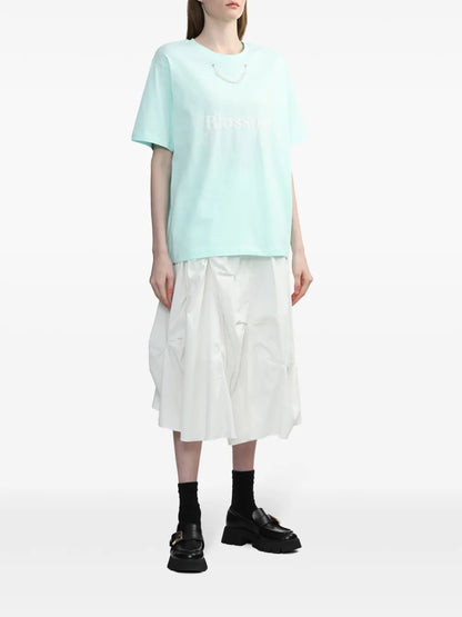 Blossom Pearl-Embellished T-Shirt