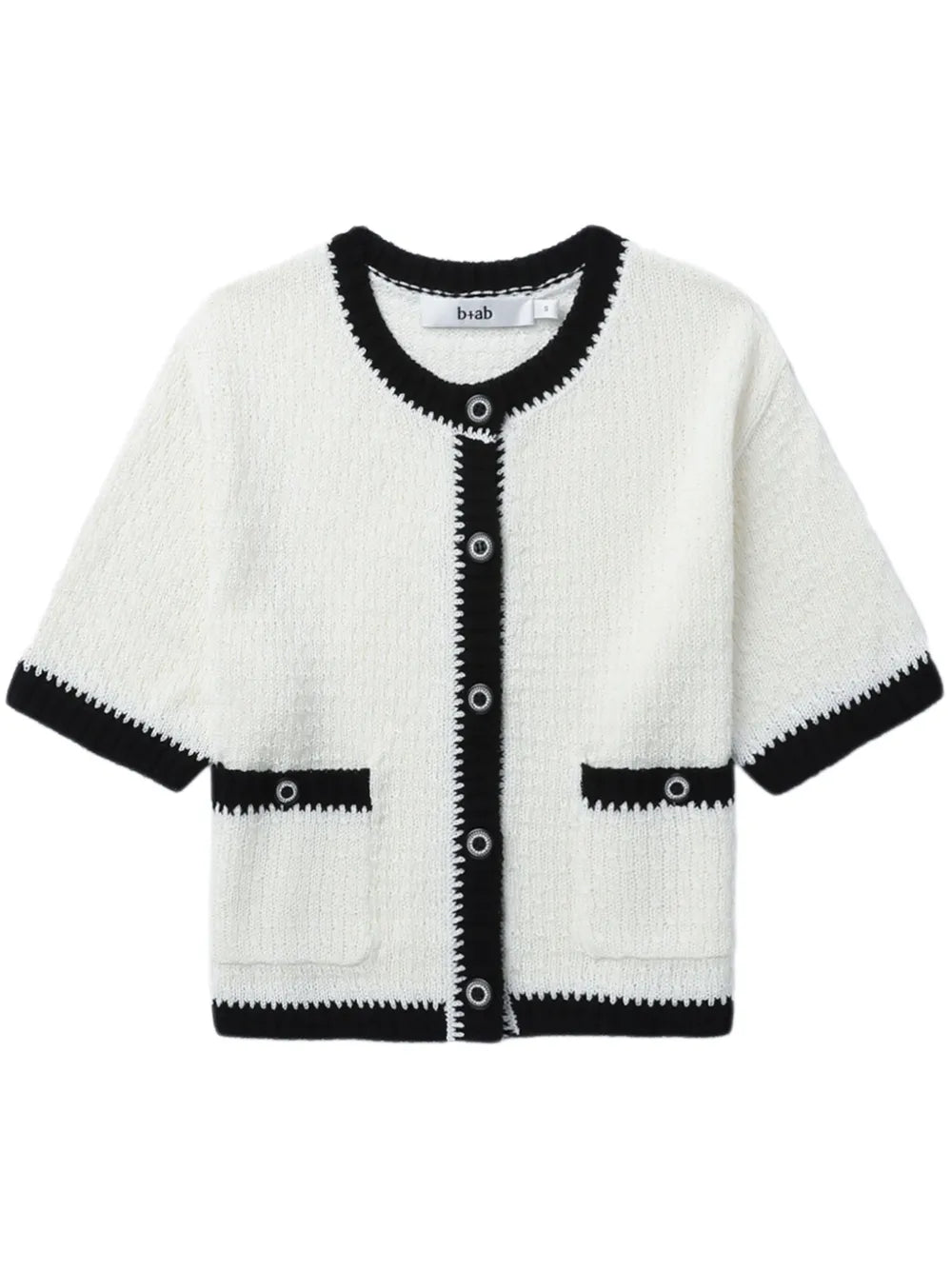 Pointelle-Knit Cardigan