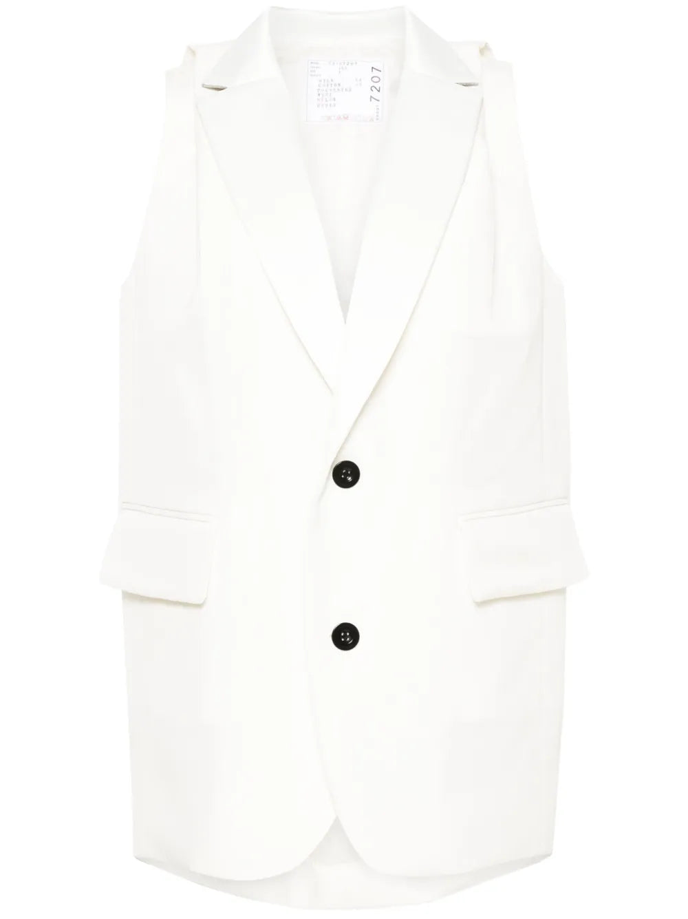 Pleat-Detailing Waistcoat