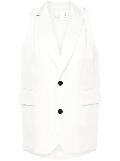 Pleat-Detailing Waistcoat
