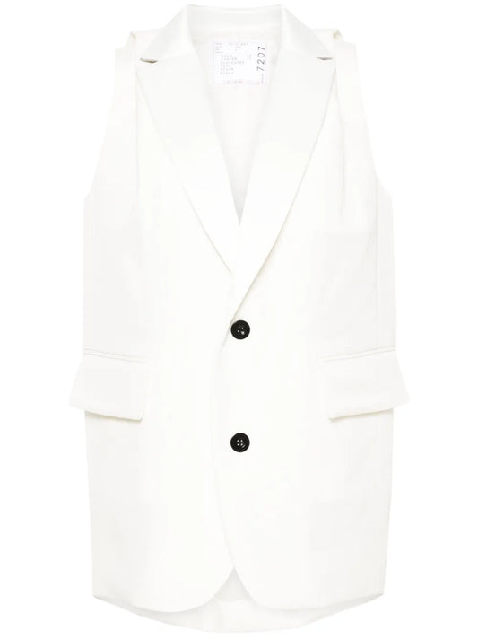 Pleat-Detailing Waistcoat