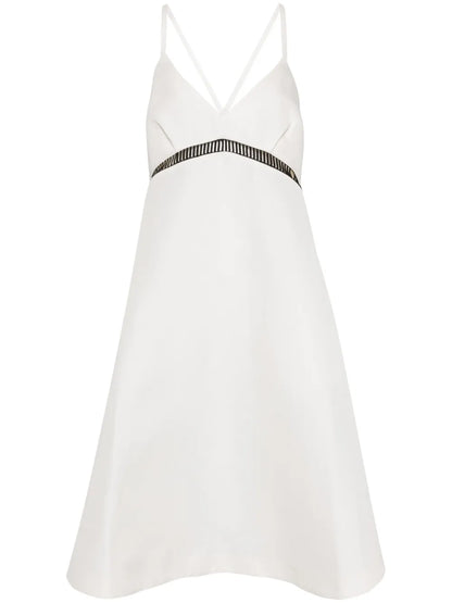 V-Neck Midi Dress