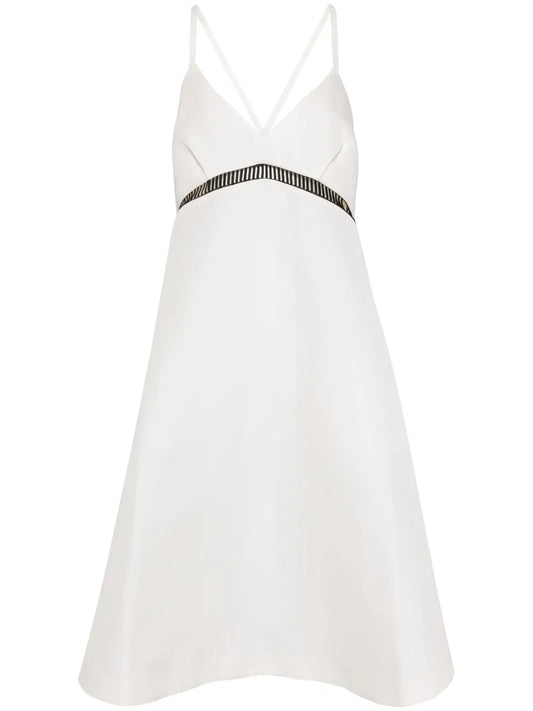 V-Neck Midi Dress