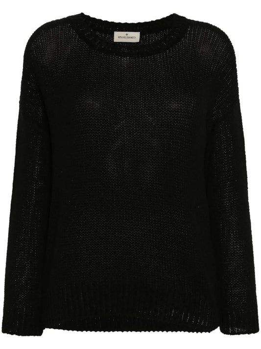 Chunky-Knit Crew-Neck Jumper