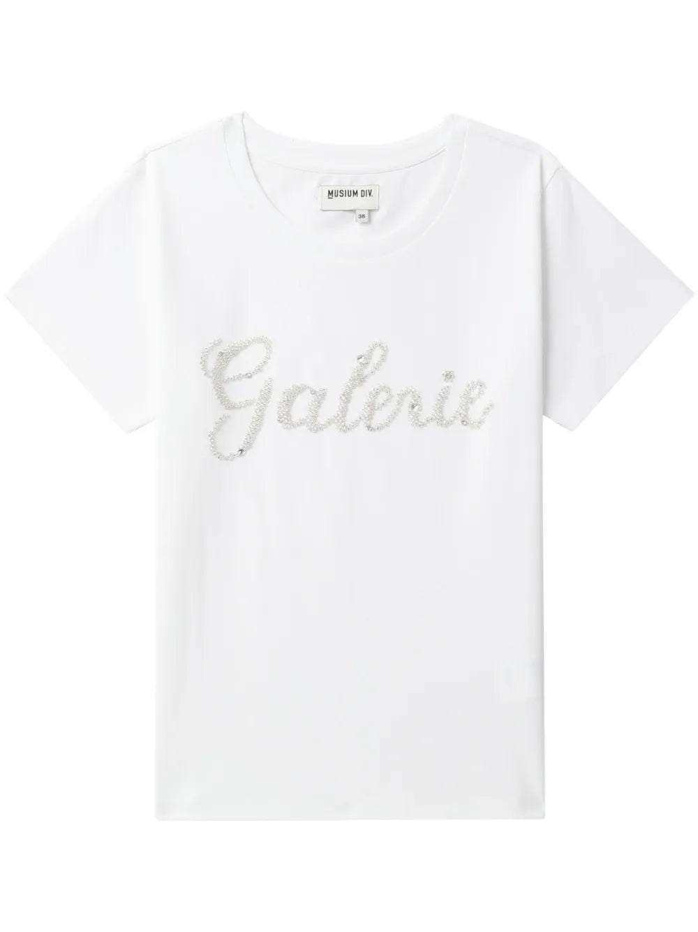Crystal-Embellished Cotton-Blend T-Shirt
