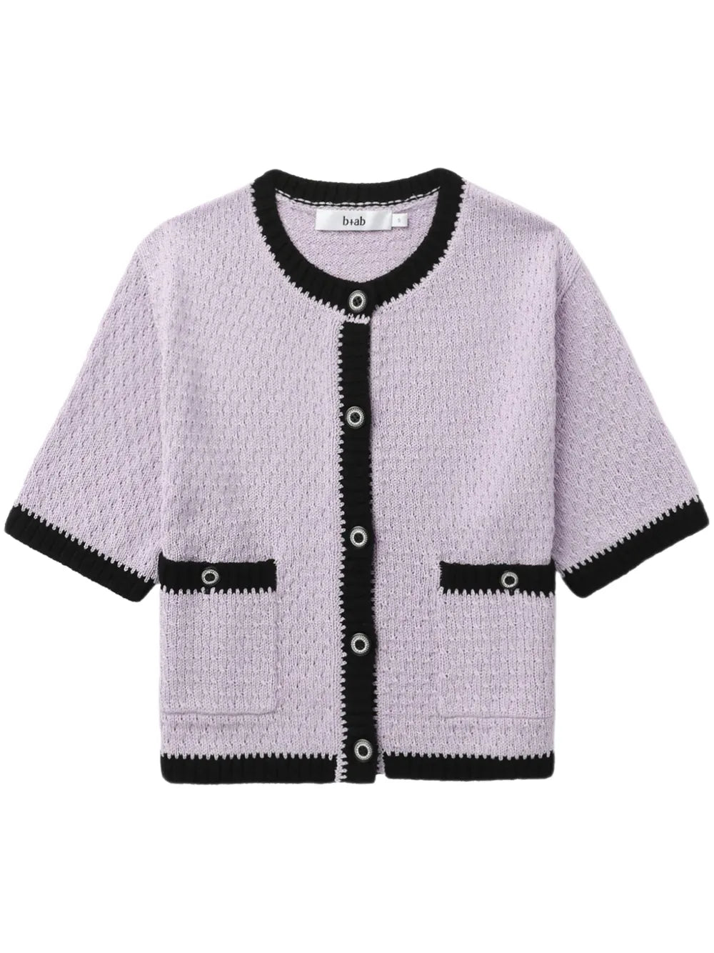 Pointelle-Knit Cardigan