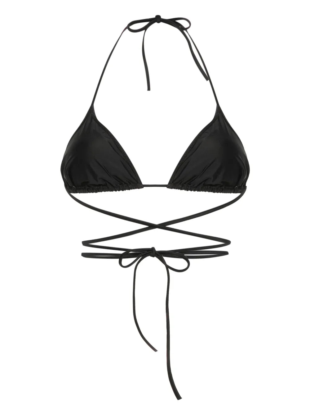 Rhinestone-Embellished Bikini Top