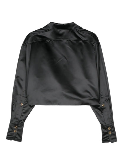 Satin Cropped Jacket