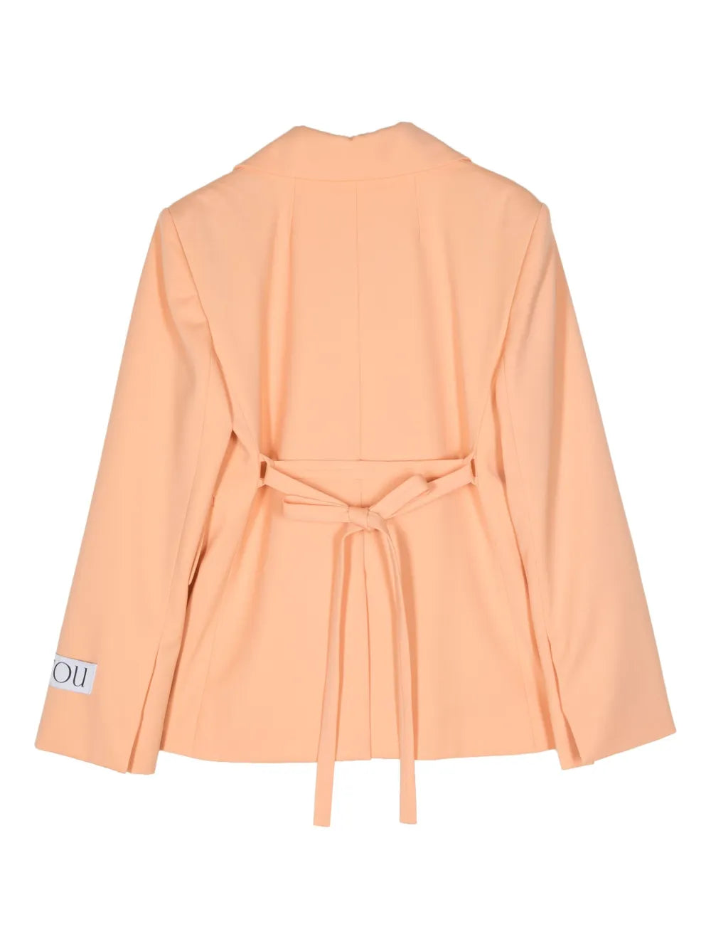 Lace-Up Wool Blazer