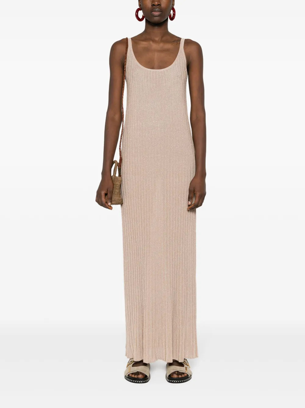 Ritmo Lurex-Detail Dress