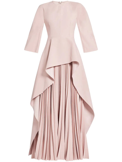 Maia Draped Pleated Gown