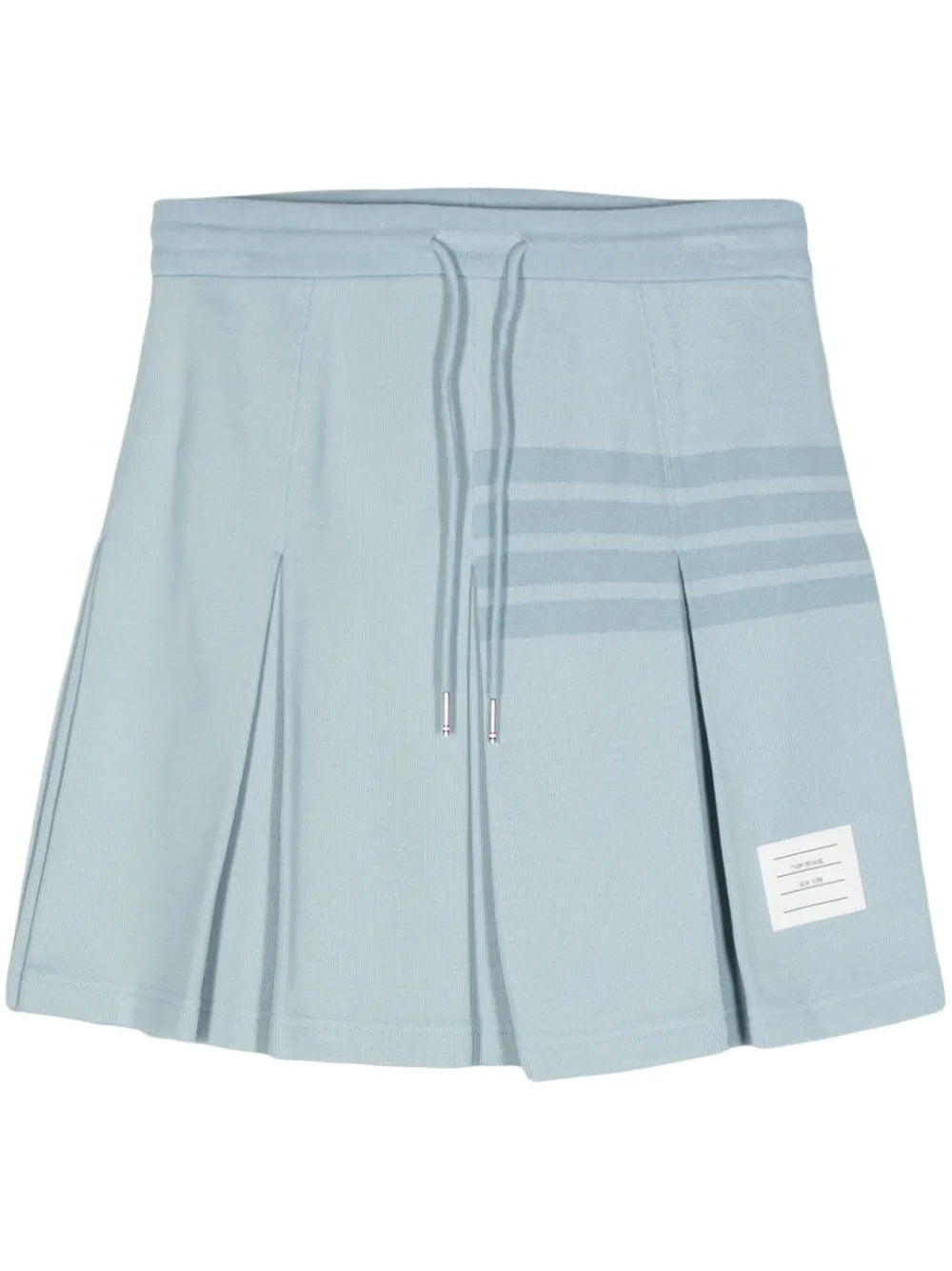 4-Bar Knitted Pleated Skirt