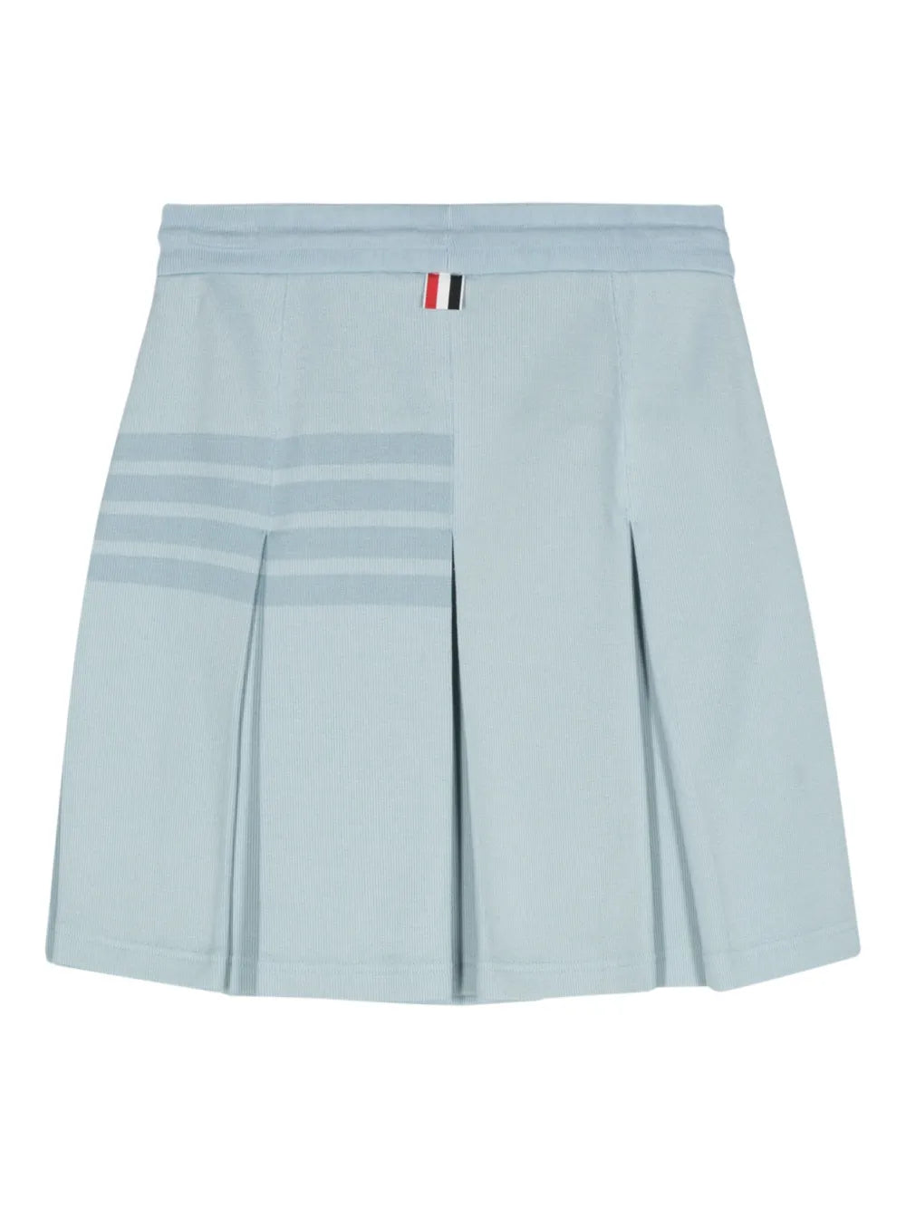 4-Bar Knitted Pleated Skirt