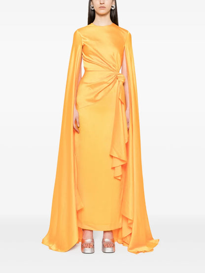 The Elya Satin Maxi Dress