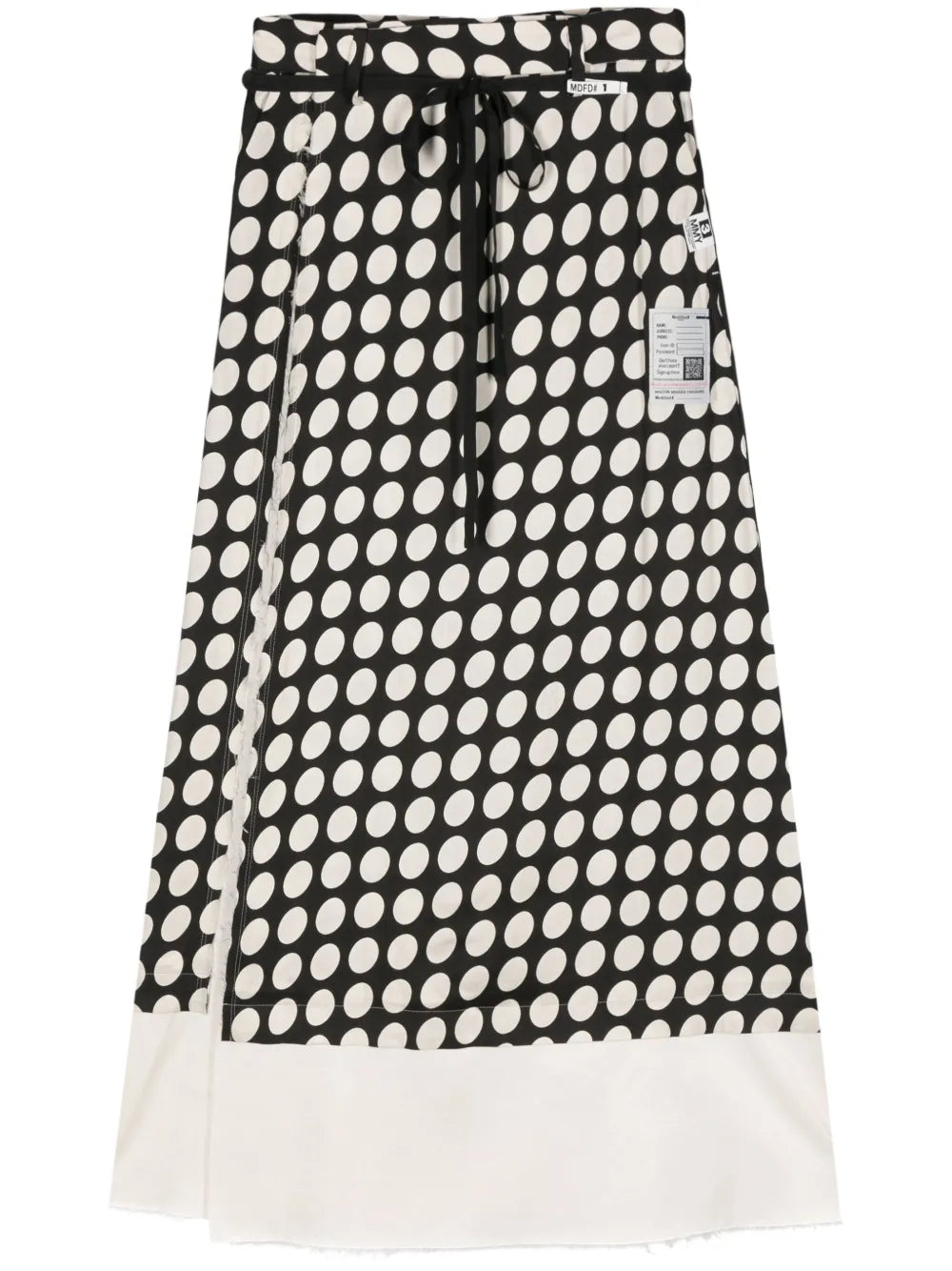 Polka-Dot Maxi Skirt