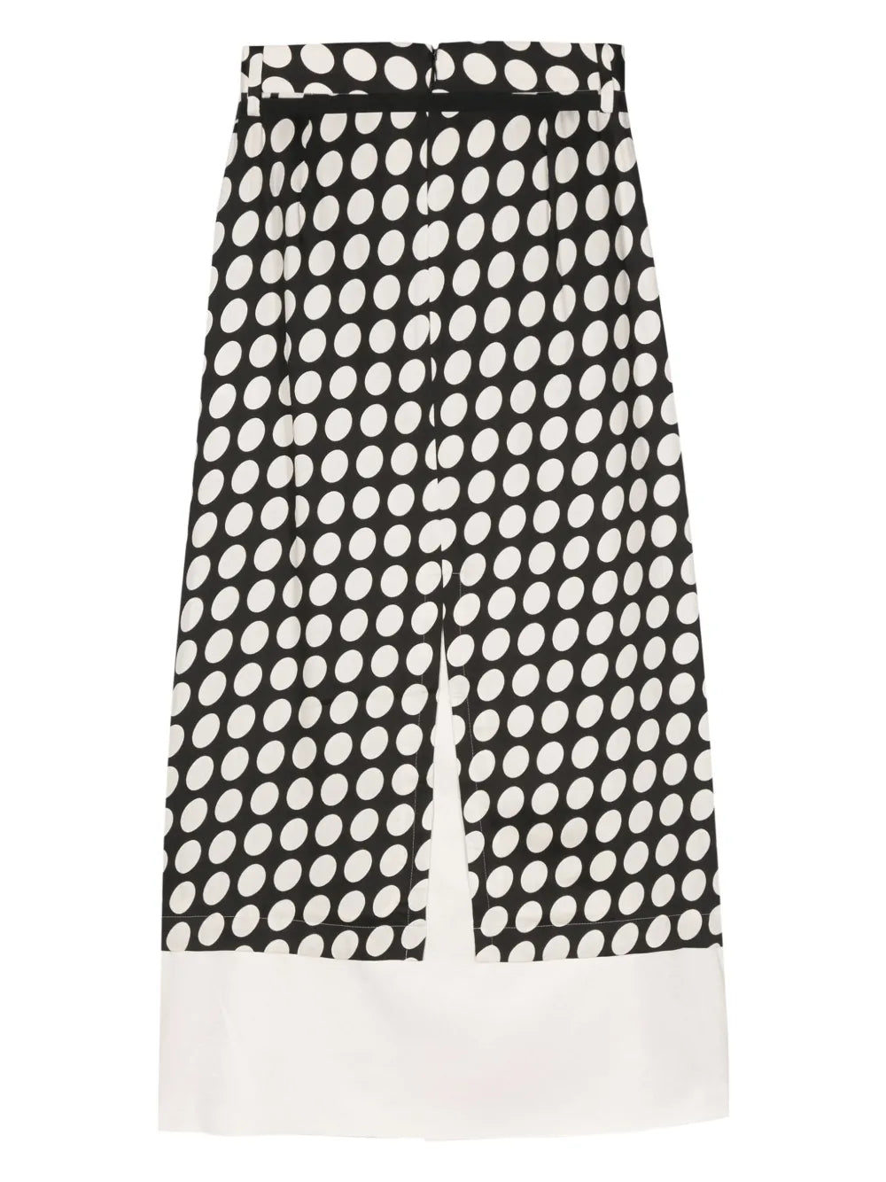 Polka-Dot Maxi Skirt