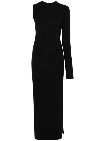 Single Sleeve Midi Dress