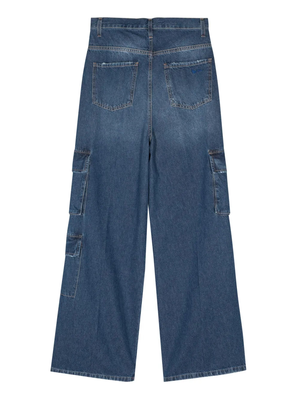 Brooke Wide-Leg Cargo Jeans