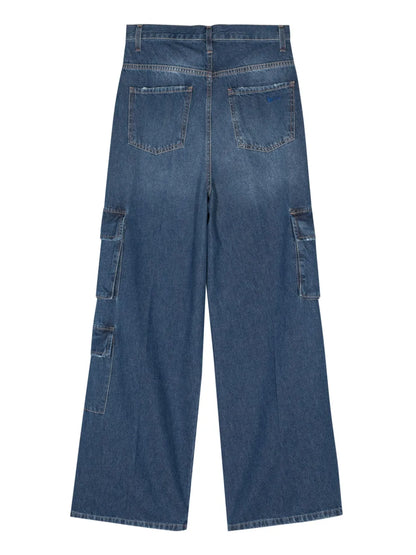Brooke Wide-Leg Cargo Jeans