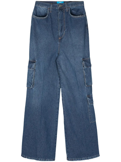 Brooke Wide-Leg Cargo Jeans