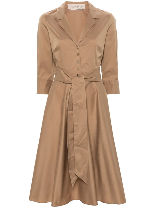 Allamanda Poplin Shirt Dress