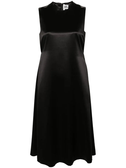 Sleeveless Silk-Blend Midi Dress