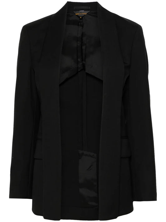 Shawl-Lapels Wool Blazer