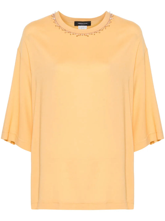 Sablé Bead-Embellished T-Shirt