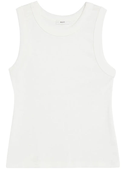 Hadley Ribbed Cotton Tank Top