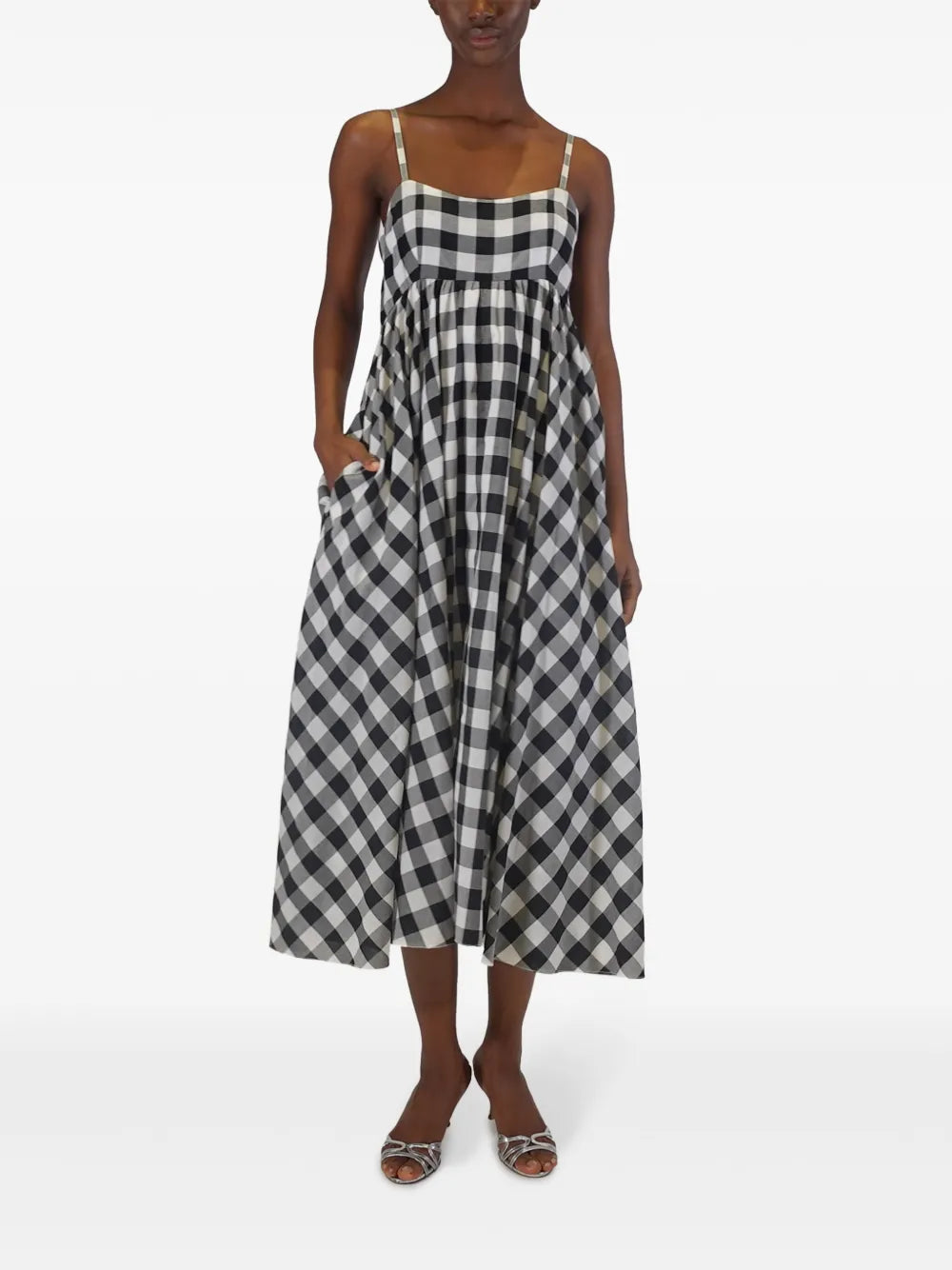 Rachel Gingham Midi Dress