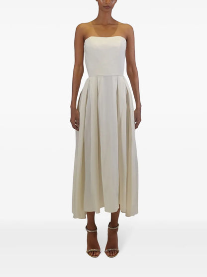Ezra Silk Midi Dress