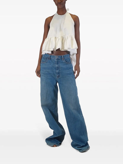 Winston Poplin Halterneck Top
