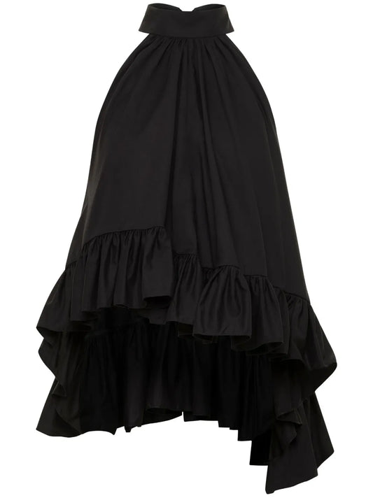 Plath Ruffled Poplin Top