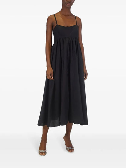 Rachel Poplin Midi Dress