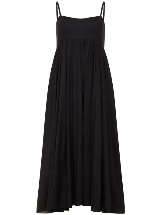 Rachel Poplin Midi Dress