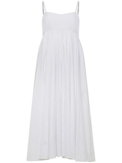 Rachel Poplin Midi Dress