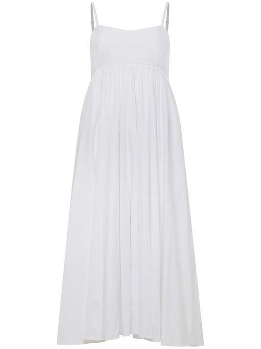 Rachel Poplin Midi Dress