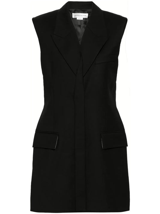 Sleeveless Tailored Minidress